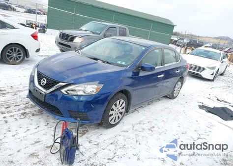 2017 Nissan Sentra S z USA, uszkodzony, nr VIN 3N1AB7AP5HY400255